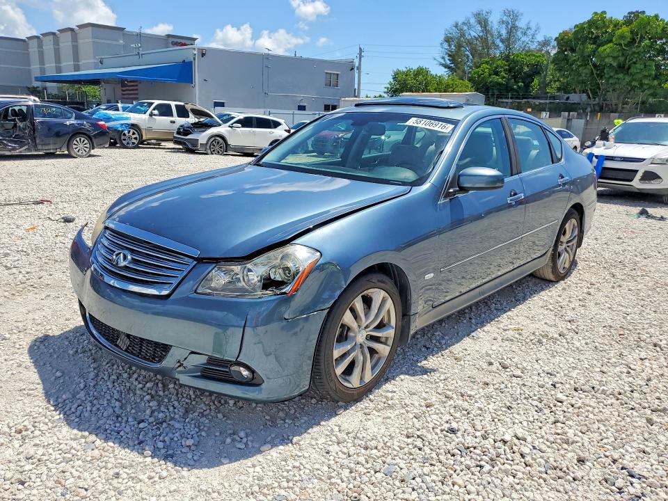 2009 Infiniti M35 VIN JNKCY01E39M801719 COPART salvage auction — FRONT END, Fl - Cert Of Title Slvg Rebuildable, sold $550 on 2026-07-10 (photo 1)