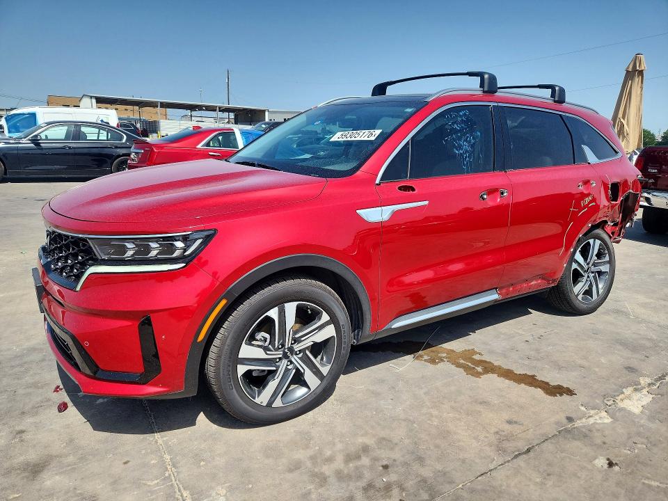 2023 Kia Sorento VIN KNDRMDLH2P5206759 COPART salvage auction — REAR END, Tx - Salvage Vehicle Title, sold $11,200 on 2026-07-09 (photo 1)