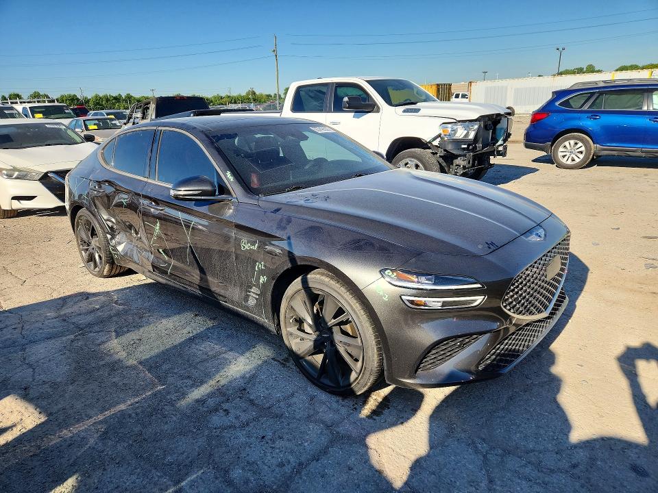 2023 Genesis G70 VIN KMTG54TE1PU127732 COPART salvage auction — SIDE, In - Cert Of Title-Salvage Title, sold $20,400 on 2026-07-31 (photo 4)
