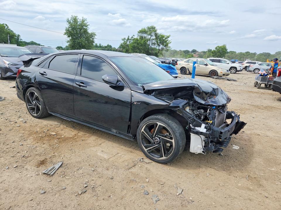 2023 Hyundai Elantra VIN KMHLR4AF0PU411846 COPART salvage auction — REAR END, MD - CERTIFICATE OF TITLE (P), sold $3,650 on 2026-07-31 (photo 4)