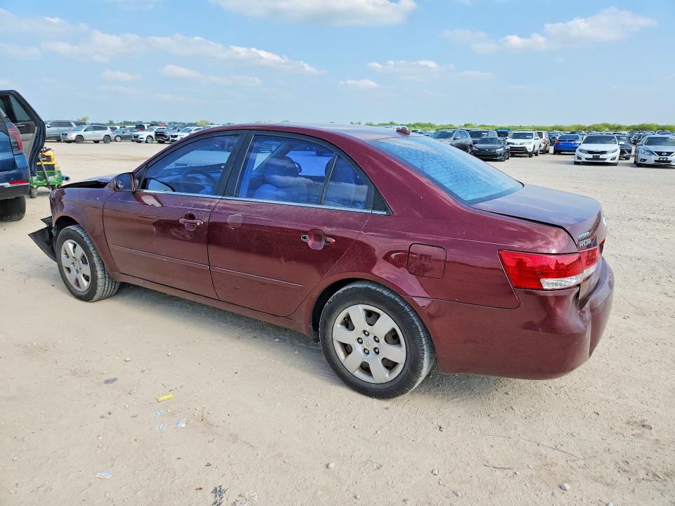 2008 Hyundai Sonata VIN 5NPET46C18H325504 COPART salvage auction — FRONT END, TX - SALVAGE VEHICLE TITLE, sold $125 on 2026-07-16 (photo 2)