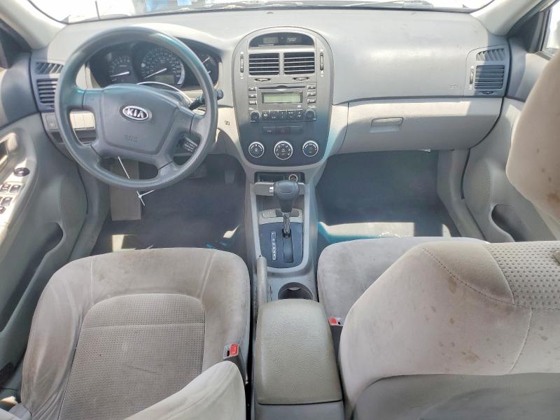 2008 Kia Spectra VIN KNAFE121385529381 COPART salvage auction — FRONT END, Tn - Salvage Certificate, sold $275 on 2026-07-15 (photo 8)