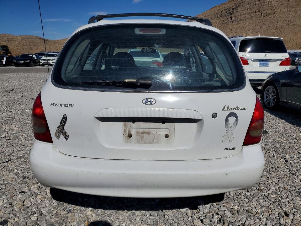 2000 Hyundai Elantra VIN KMHJW35F1YU175584 COPART salvage auction — REAR END, Nv - Salvage Title, sold $125 on 2026-07-06 (photo 6)