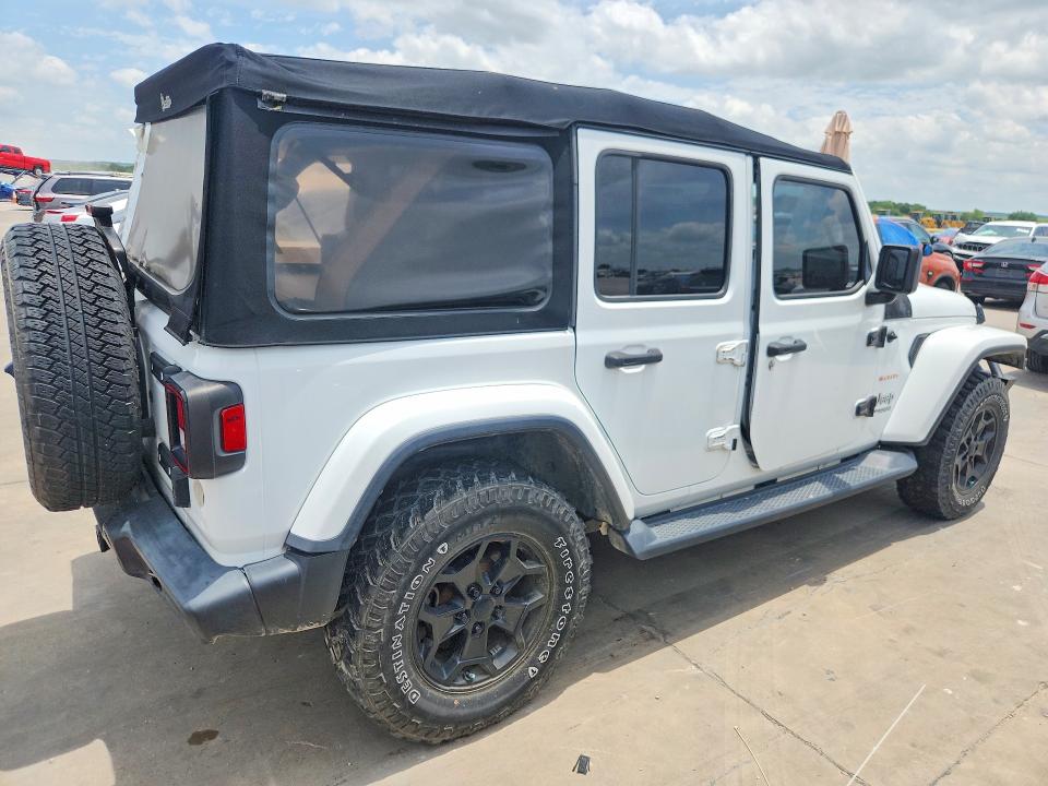 2020 Jeep Wrangler / VIN 1C4HJXENXLW148851 COPART salvage auction — REAR END, Tx - Salvage Vehicle Title, sold $9,400 on 2026-07-30 (photo 3)