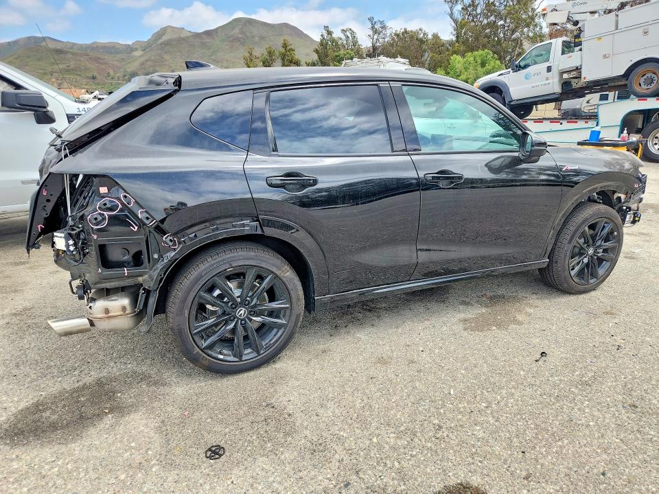 2025 Acura VIN 3HDSA1H72SM706530 COPART salvage auction — REAR END, Ca - Salvage Certificate, sold $9,500 on 2026-07-17 (photo 3)