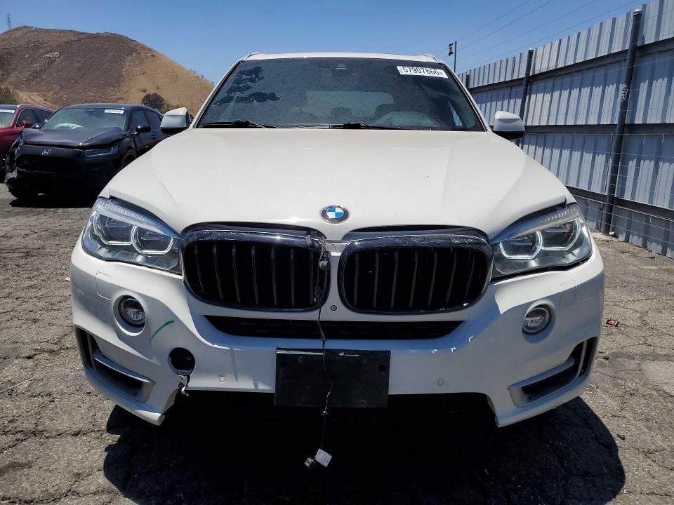 2017 BMW X5 VIN 5UXKR0C36H0X81590 COPART salvage auction — FRONT END, Ca - Salvage Certificate, sold $2,150 on 2026-07-23 (photo 5)