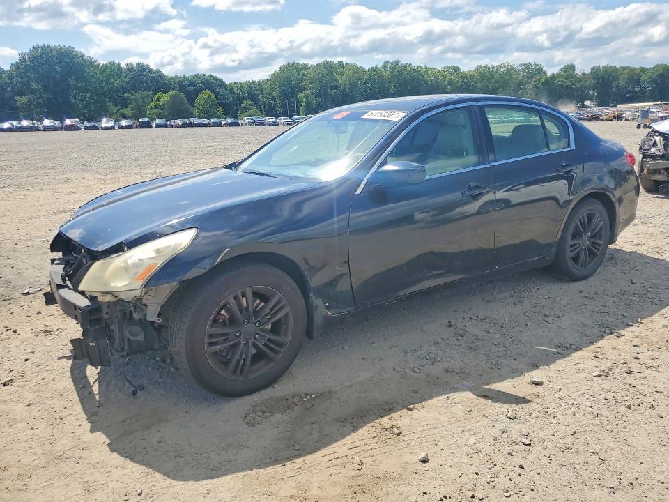 2010 Infiniti G VIN JN1CV6AR3AM461933 COPART salvage auction — FRONT END, Ar - Cert Of Title-Salvage, sold $825 on 2026-07-27 (photo 1)