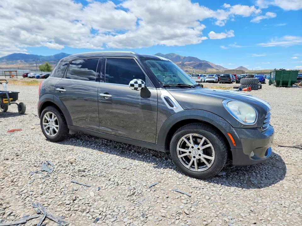 2012 Mini Cooper VIN WMWZB3C53CWM03141 COPART salvage auction — FRONT END, Ut - Salvage Certificate, sold $325 on 2026-07-31 (photo 4)