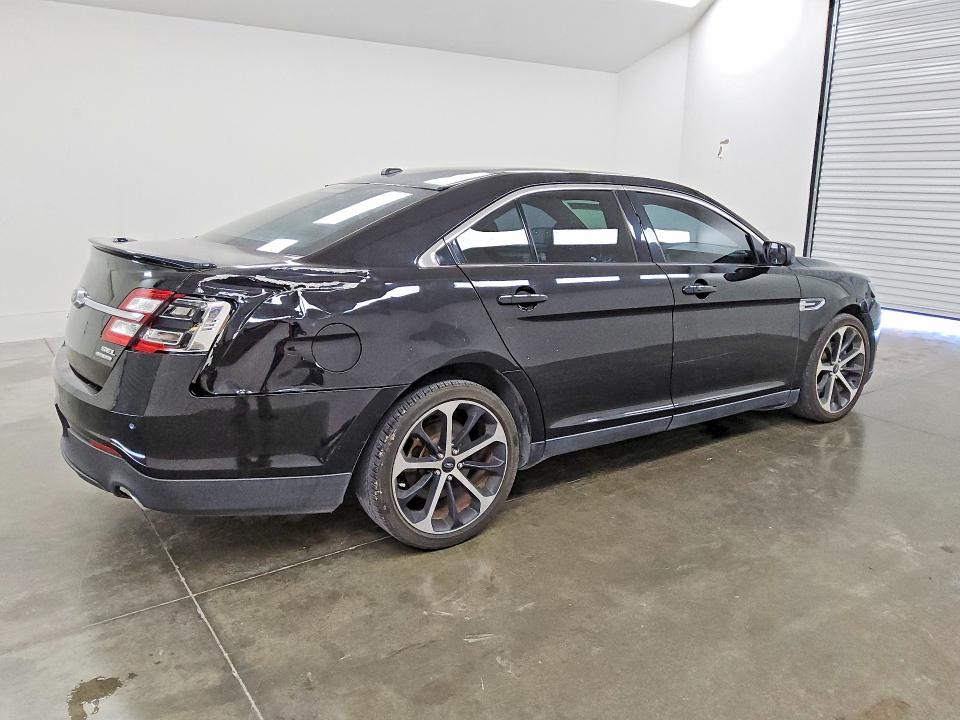2016 Ford Taurus VIN 1FAHP2E83GG126093 COPART salvage auction — REAR END, Tx - Certificate Of Title, sold $350 on 2026-07-07 (photo 3)