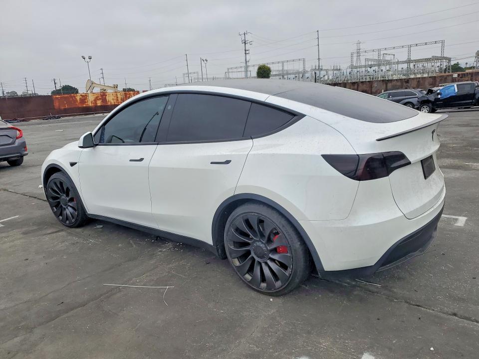 2023 Tesla Model y VIN 7SAYGDEFXPF917545 COPART salvage auction — FRONT END, Ca - Salvage Certificate, sold $10,500 on 2026-07-02 (photo 2)