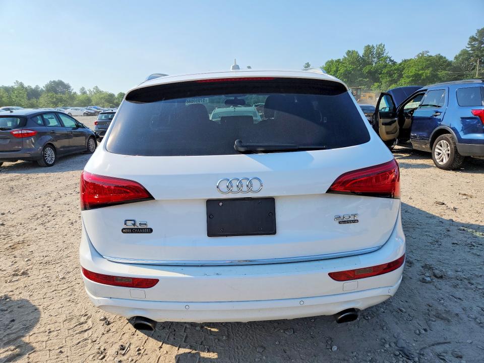 2016 Audi Q5 VIN WA1L2AFP9GA142895 COPART salvage auction — FRONT END, MA - CERT OF TITLE-RECONSTRCTD COLL, sold $4,650 on 2026-07-06 (photo 6)