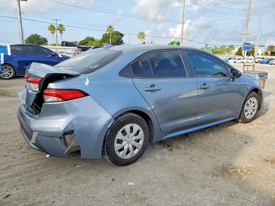2020 Toyota Corolla VIN 5YFDPRAE1LP006024 COPART salvage auction — REAR END, Fl - Cert Of Title Slvg Rebuildable, sold $4,800 on 2026-07-14 (photo 3)