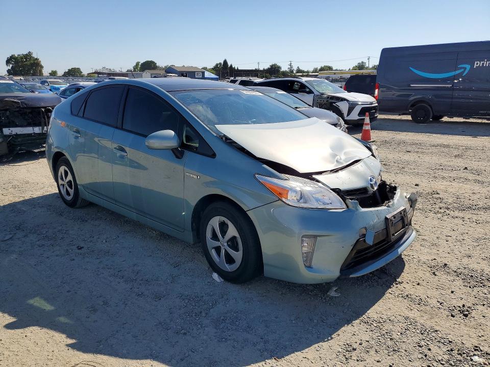 2013 Toyota Prius VIN JTDKN3DU4D1731975 COPART salvage auction — FRONT END, CA - SALVAGE CERTIFICATE, sold $975 on 2026-07-16 (photo 4)