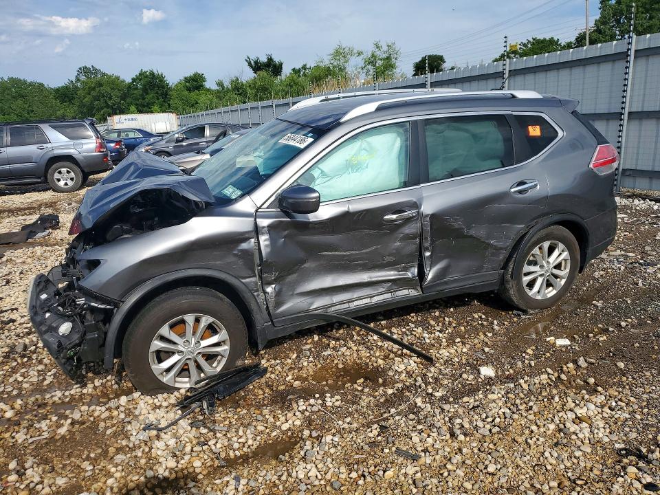 2015 Nissan VIN KNMAT2MV9FP546762 COPART salvage auction — FRONT END, Wv - Salvage Certificate, sold $225 on 2026-07-10 (photo 1)