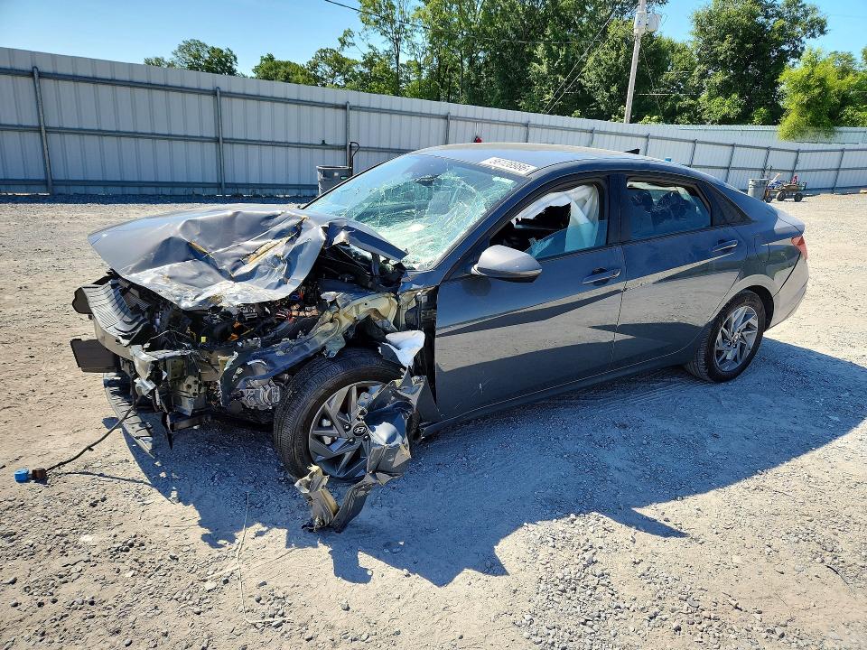 2026 Hyundai Elantra VIN KMHLM4DJXTU187316 COPART salvage auction — FRONT END, Nc - Salvage Certificate Of Title, sold $2,150 on 2026-07-29 (photo 1)