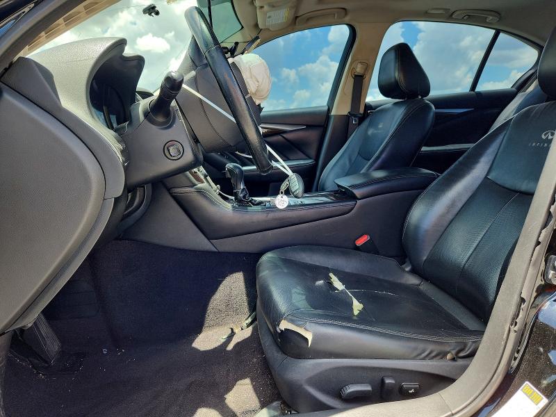 2014 Infiniti Q50 VIN JN1BV7ARXEM681948 COPART salvage auction — FRONT END, Fl - Certificate Of Destruction, sold $450 on 2026-07-14 (photo 7)