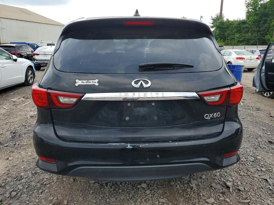 2019 Infiniti Qx60 VIN 5N1DL0MN9KC551426 COPART salvage auction — MINOR DENT/SCRATCHES, Pa - Cert Of Title, sold $2,600 on 2026-07-27 (photo 6)