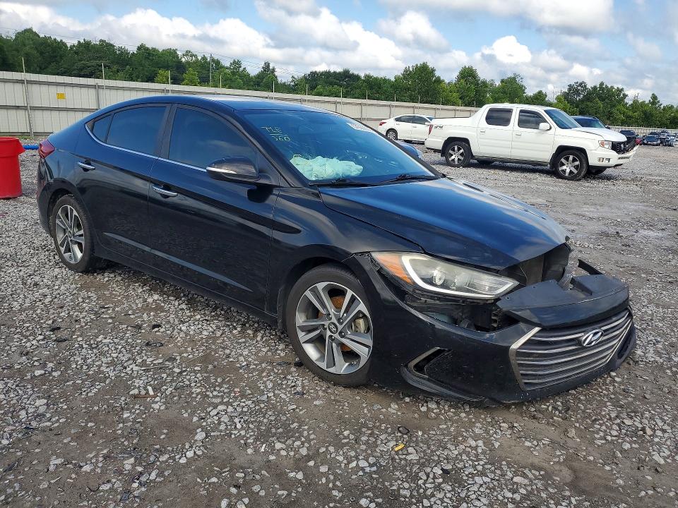 2017 Hyundai VIN KMHD84LFXHU074124 COPART salvage auction — FRONT END, AL - CERT OF TITLE-SALVAGE TITLE (P), sold $350 on 2026-07-28 (photo 4)