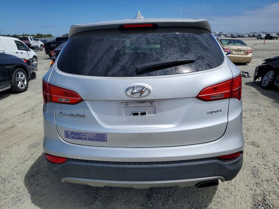 2015 Hyundai Santa fe VIN 5XYZT3LB1FG265543 COPART salvage auction — MINOR DENT/SCRATCHES, Fl - Dis/Dlr/Exp Only Clean Title, sold $650 on 2026-07-28 (photo 6)