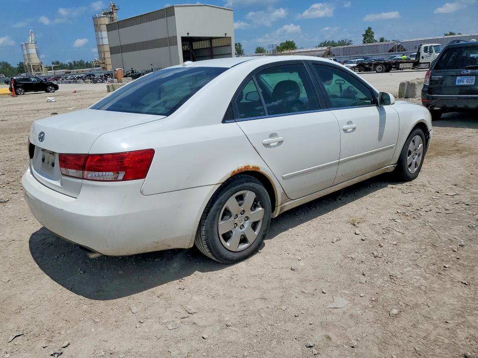 2008 Hyundai Sonata VIN 5NPET46F48H321831 COPART salvage auction — FRONT END, Ks - Cert Of Title-Salvage, sold $475 on 2026-07-09 (photo 3)