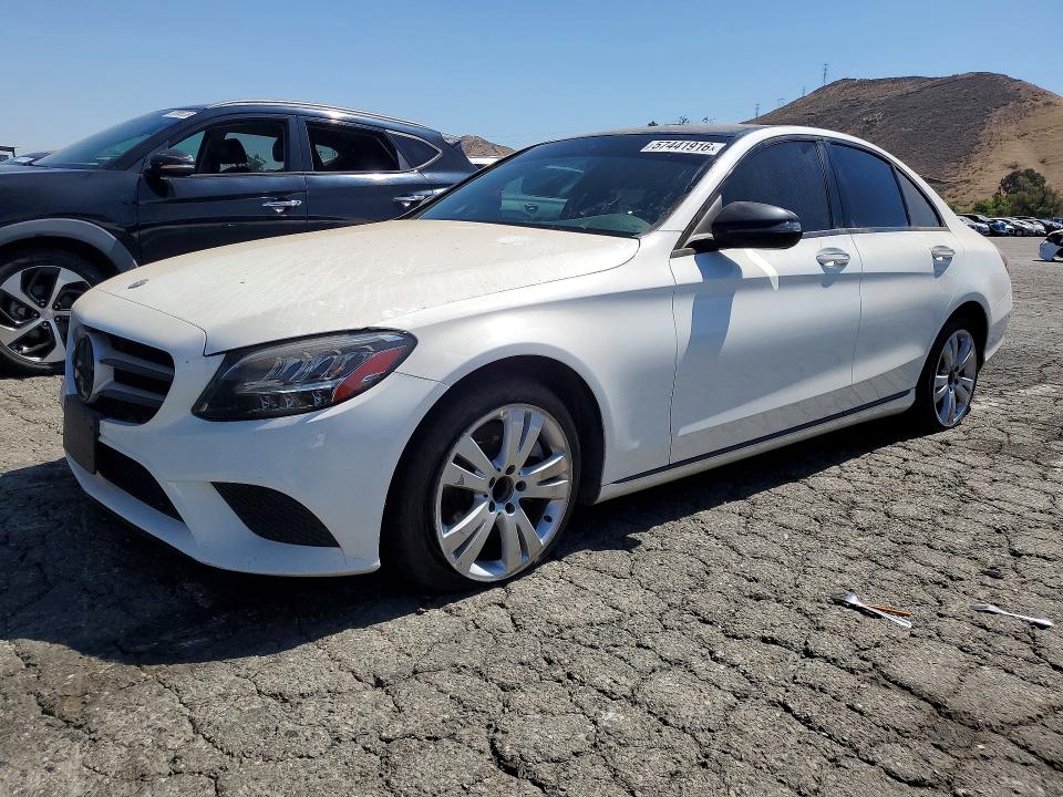 2021 Mercedes-benz C-klasse VIN W1KWF8DBXMR631655 COPART salvage auction — MINOR DENT/SCRATCHES, Ca - Dis/Dlr/Exp Only Clean Title, sold $12,200 on 2026-07-16 (photo 1)