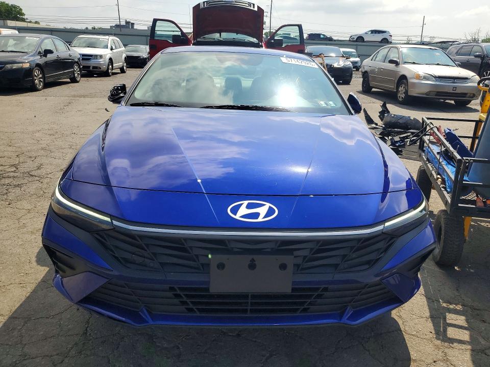 2024 Hyundai Elantra VIN KMHLM4DGXRU848534 COPART salvage auction — REAR END, Pa - Certificate Of Salvage, sold $4,000 on 2026-07-17 (photo 5)