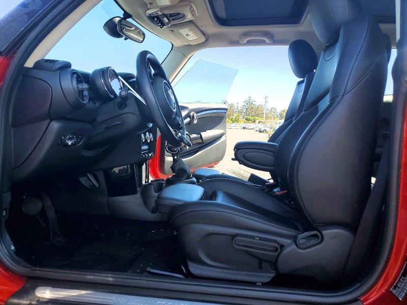 2018 Mini Cooper VIN WMWXP7C59J2A48970 COPART salvage auction — FRONT END, Ca - Salvage Certificate, sold $3,450 on 2026-07-22 (photo 7)