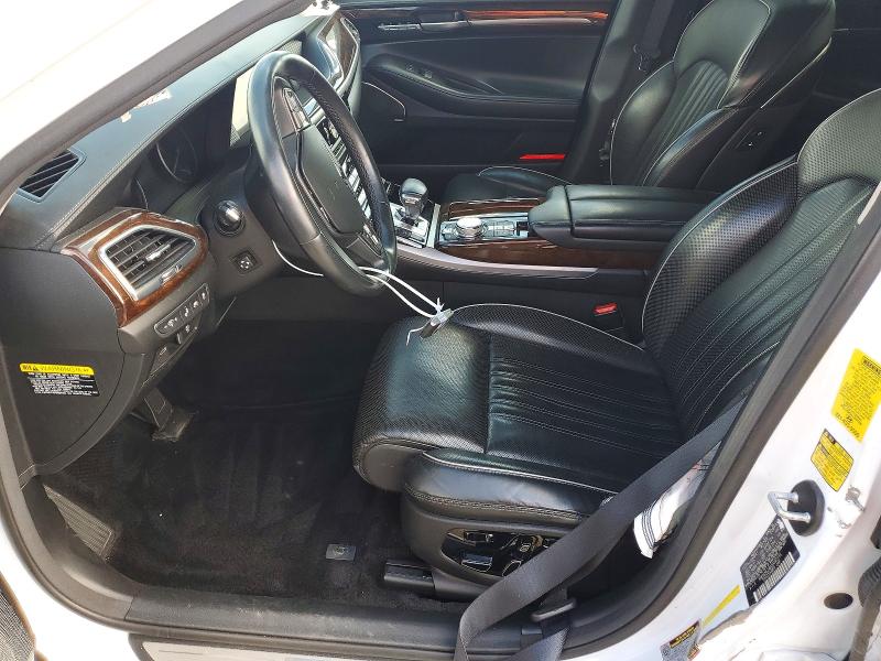 2018 Genesis G90 VIN KMHG34JA9JU040135 COPART salvage auction — FRONT END, Ny - Mv-907A Salvage Certificate, sold $3,950 on 2026-07-06 (photo 7)