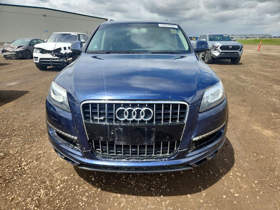 2014 Audi Q7 VIN WA1VGCFE5ED009731 COPART salvage auction — FRONT END, Ab - Oop - Active, sold $3,650 on 2026-07-07 (photo 5)