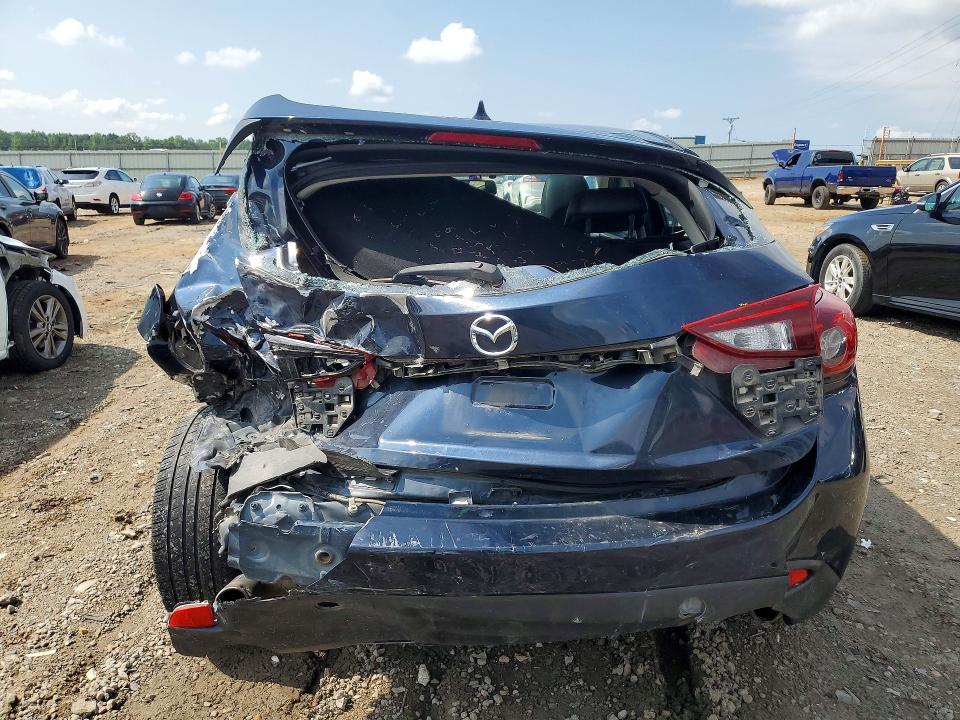 2016 Mazda 3 VIN JM1BM1M33G1326998 COPART salvage auction — REAR END, Va - Cert Of Title - Salvage, sold $325 on 2026-07-17 (photo 6)