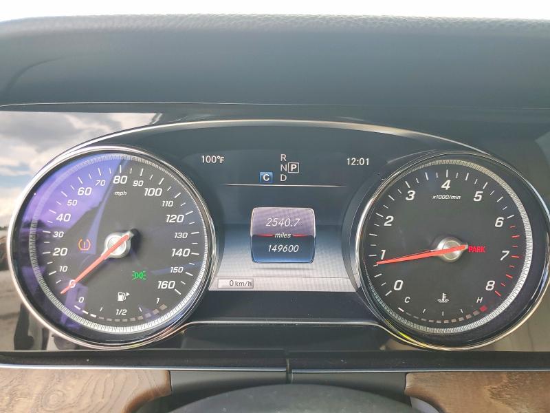 2017 Mercedes-benz E-klasse VIN WDDZF4JB1HA204766 COPART salvage auction — REAR END, Fl - Cert Of Title Slvg Rebuildable, sold $6,200 on 2026-08-03 (photo 9)