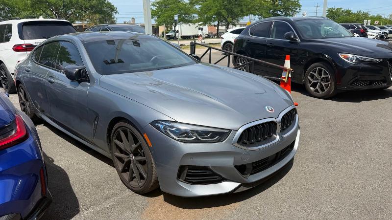2023 BMW M850i xdrive VIN WBAGV8C09PCK90335 COPART salvage auction — NORMAL WEAR, Il - Certificate Of Title (P), sold $22,700 on 2026-07-06 (photo 1)