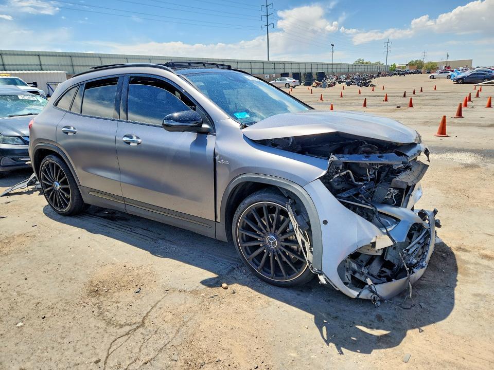 2021 Mercedes-benz Gla-klasse amg VIN W1N4N5BB4MJ265852 COPART salvage auction — FRONT END, Nm - Cert Of Title-Salvage, sold $400 on 2026-07-09 (photo 4)