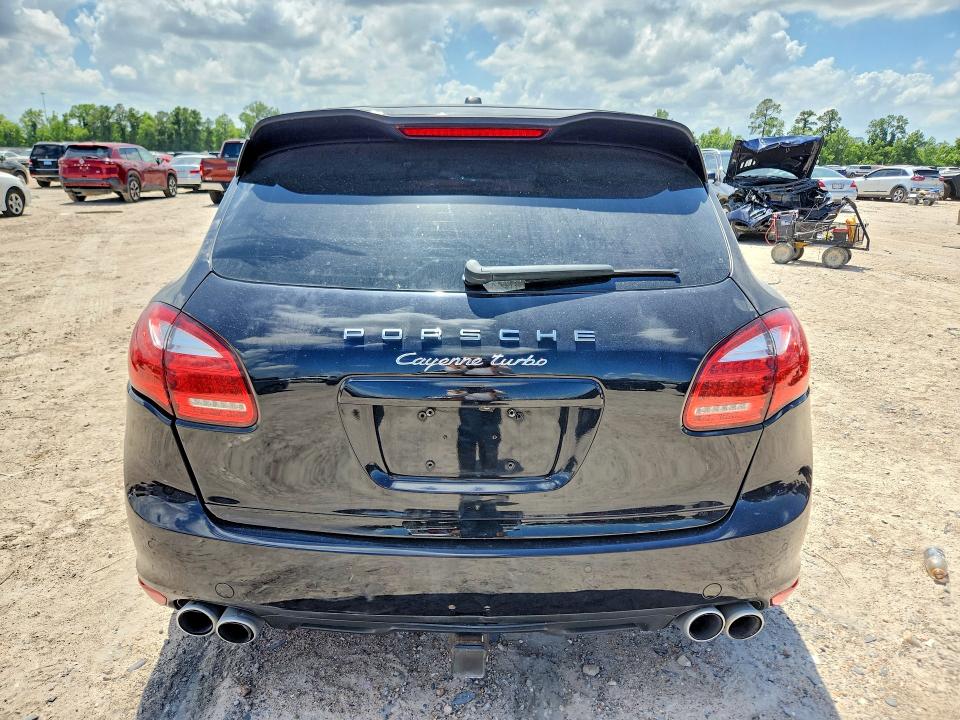 2011 Porsche Cayenne VIN WP1AC2A26BLA85286 COPART salvage auction — WATER/FLOOD, TX - SALVAGE TITLE-FLOOD DAMAGE, sold $1,850 on 2026-07-07 (photo 6)