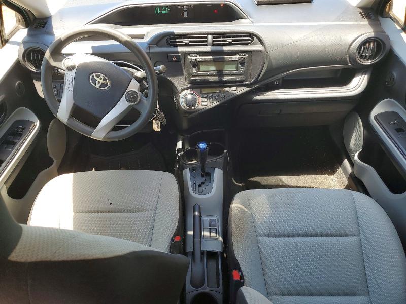 2012 Toyota Prius VIN JTDKDTB37C1018225 COPART salvage auction — REAR END, Sc - Cert Of Title-Salvage, sold $875 on 2026-07-17 (photo 8)