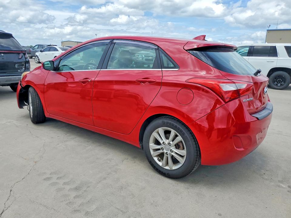 2013 Hyundai Elantra VIN KMHD35LE0DU111476 COPART salvage auction — WATER/FLOOD, TX - SALVAGE TITLE-FLOOD DAMAGE, sold $350 on 2026-07-02 (photo 2)