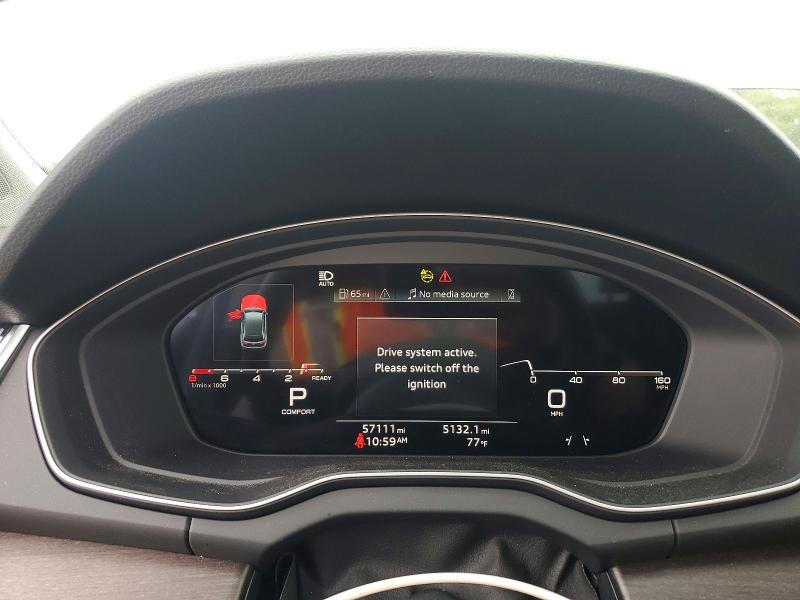 2022 Audi VIN WA1EAAFYXN2135949 COPART salvage auction — MINOR DENT/SCRATCHES, Sc - Cert Of Title-Salvage, sold $15,700 on 2026-07-20 (photo 9)