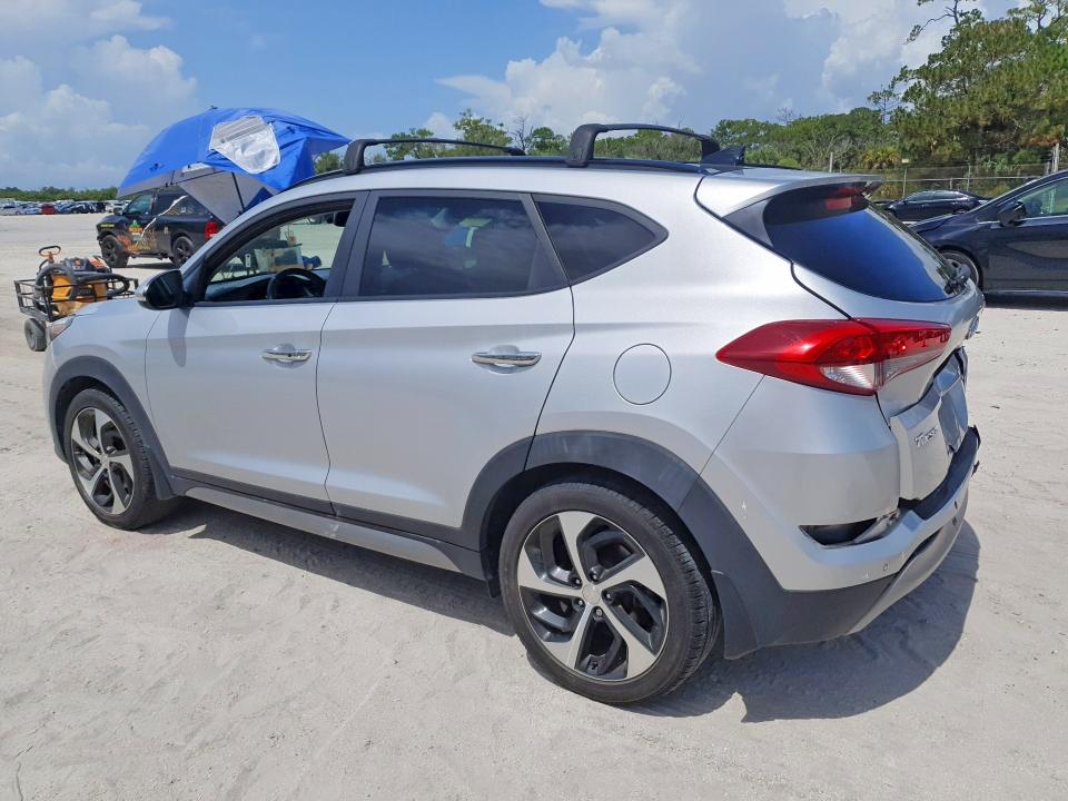 2017 Hyundai VIN KM8J33A29HU346822 COPART salvage auction — FRONT END, Fl - Cert Of Title Slvg Rebuildable, sold $5,100 on 2026-07-15 (photo 2)