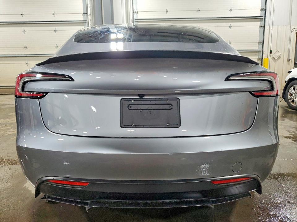 2025 Tesla Model 3 VIN 5YJ3E1ET4SF073478 COPART salvage auction — FRONT END, Mn - Cert Of Title-Salvage, sold $250 on 2026-09-08 (photo 6)