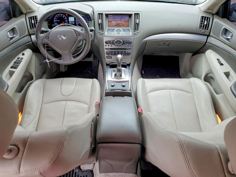 2011 Infiniti G25 VIN JN1DV6APXBM604123 COPART salvage auction — SIDE, ON - PERMIT NO BRAND - UNFIT, sold $400 on 2026-07-16 (photo 8)