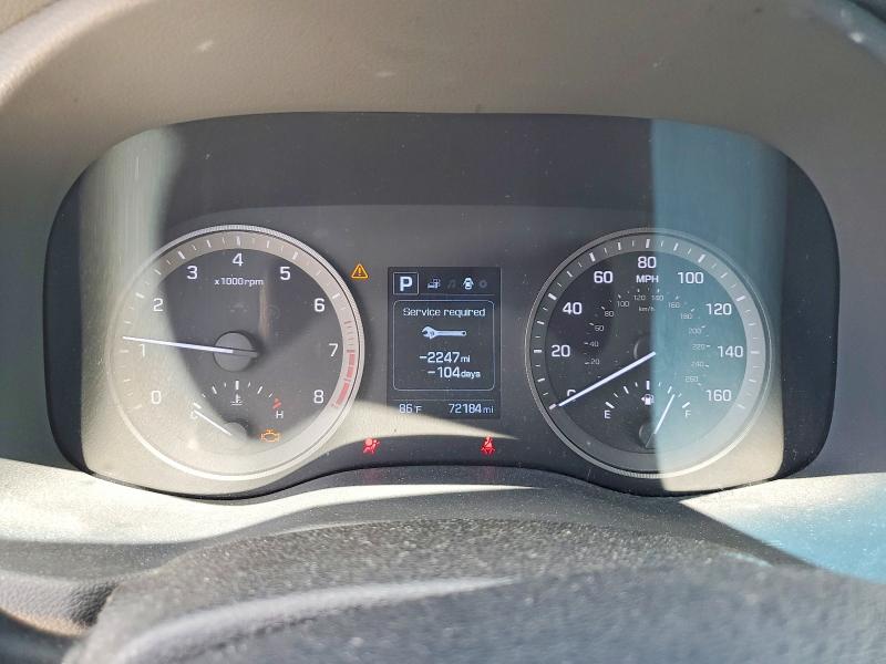 2018 Hyundai VIN KM8J33A20JU683885 COPART salvage auction — FRONT END, Ga - Cert Of Title-Salvage, sold $3,500 on 2026-07-06 (photo 9)