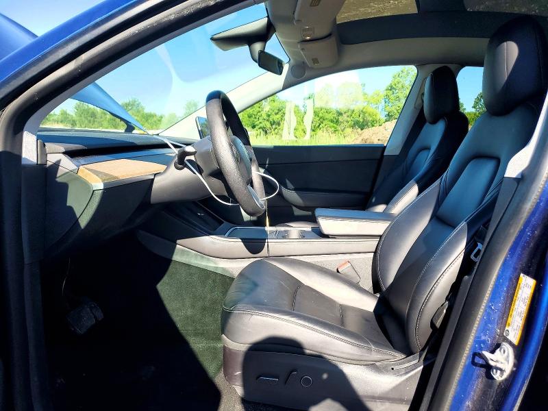 2021 Tesla VIN 5YJYGAEE0MF236616 COPART salvage auction — HAIL, Oh - Cert Of Title-Salvage, sold $1,600 on 2026-07-27 (photo 7)