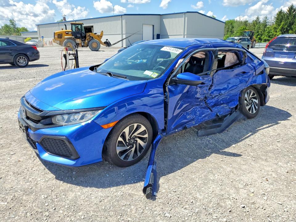 2017 Honda Civic VIN SHHFK7H2XHU405362 COPART salvage auction — SIDE, Ny - Mv-907A Salvage Certificate, sold $1,150 on 2026-07-13 (photo 1)