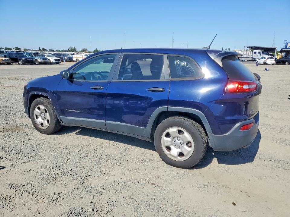 2014 Jeep Cherokee VIN 1C4PJMAB4EW224878 COPART salvage auction — VANDALISM, Ca - Salvage Certificate, sold $950 on 2026-07-02 (photo 2)
