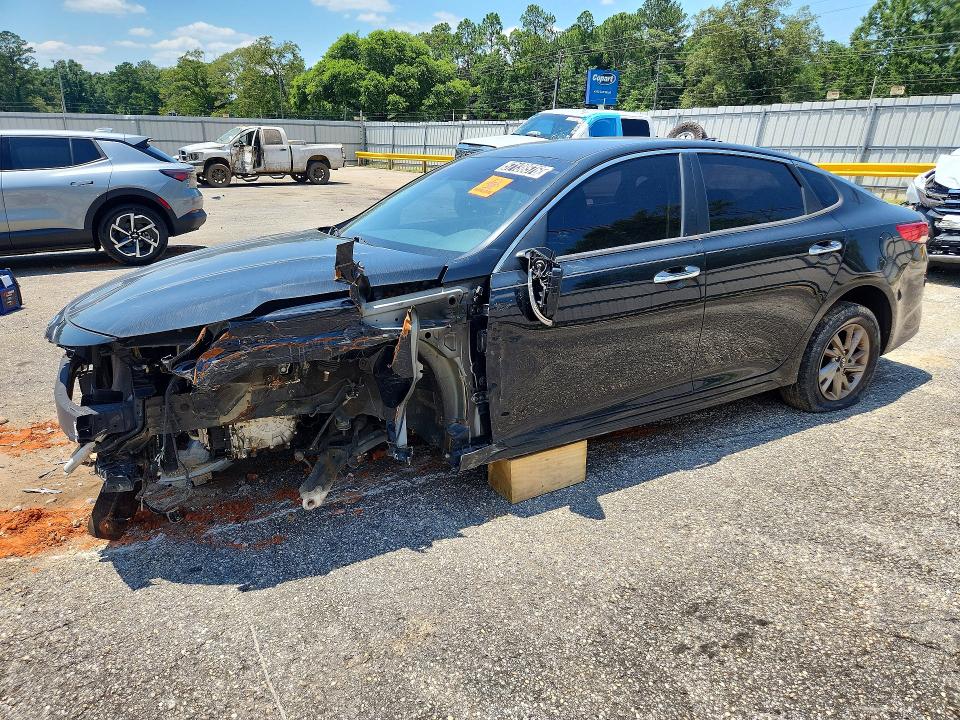 2019 Kia Optima VIN 5XXGT4L3XKG342981 COPART salvage auction — FRONT END, Al - Certificate Of Title, sold $675 on 2026-07-14 (photo 1)