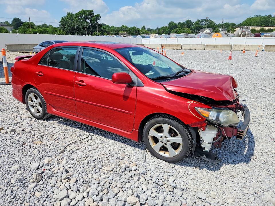2012 Toyota Corolla VIN 5YFBU4EE3CP023663 COPART salvage auction — FRONT END, Oh - Cert Of Title-Salvage, sold $2,050 on 2026-07-14 (photo 4)