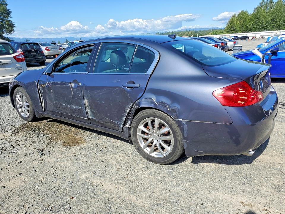 2008 Infiniti G35 VIN JNKBV61F38M277857 COPART salvage auction — FRONT END, WA - BILL OF SALE, sold $600 on 2026-07-27 (photo 2)