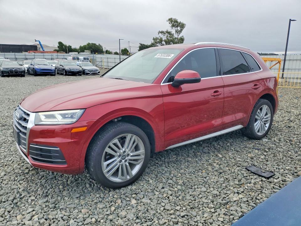 2018 Audi Q5 VIN WA1BNAFY6J2079574 COPART salvage auction — SIDE, Ca - Salvage Certificate, sold $7,400 on 2026-07-09 (photo 1)