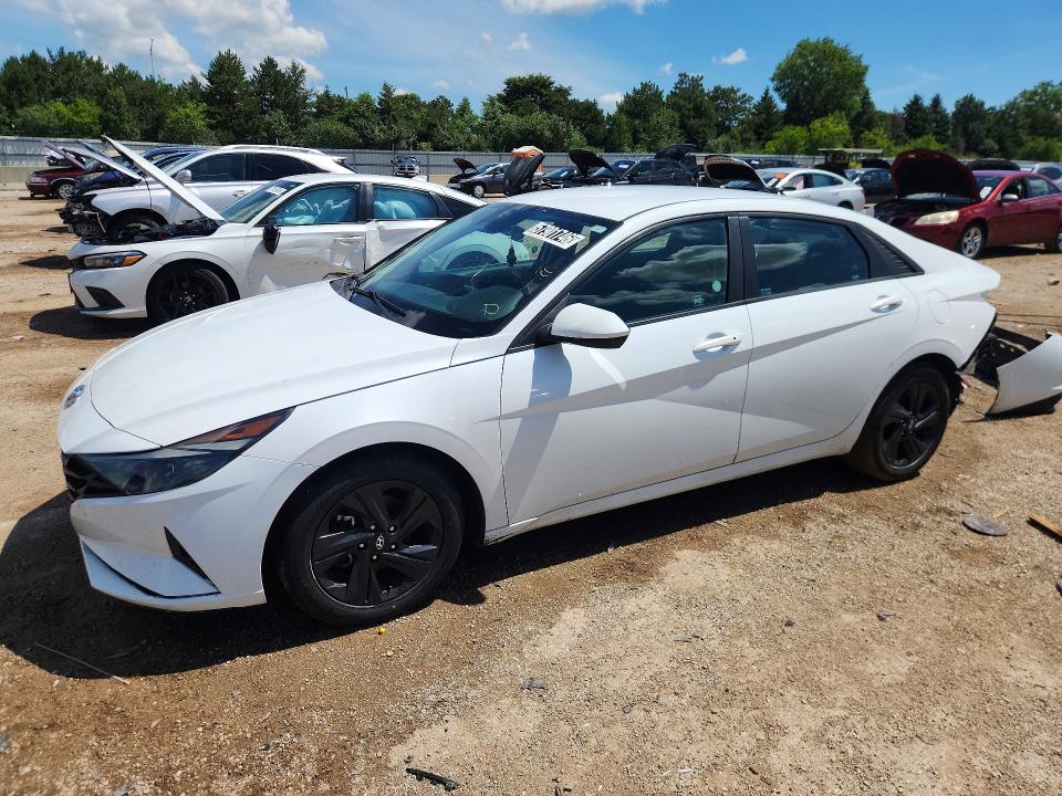 2021 Hyundai Elantra VIN 5NPLM4AG5MH029751 COPART salvage auction — REAR END, FL - CERTIFICATE OF TITLE, sold $5,600 on 2026-07-06 (photo 1)