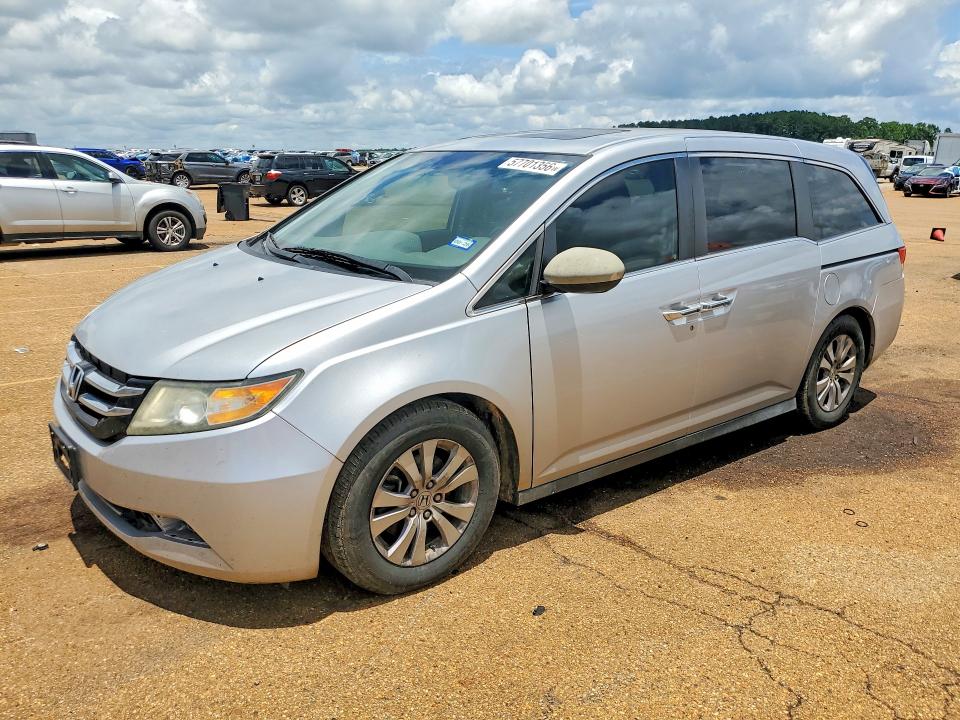 2014 Honda VIN 5FNRL5H63EB027500 COPART salvage auction — FRONT END, Salvage Title, sold $1,250 on 2026-07-27 (photo 1)